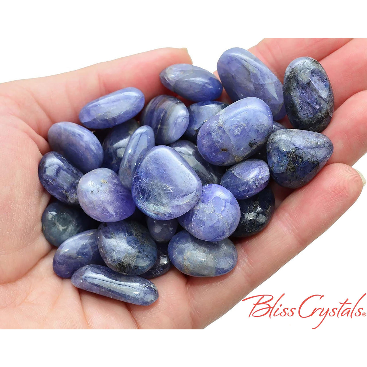 1 Small TANZANITE Tumbled Stone Genuine Crystal #TT01