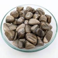 Thumbnail for 1 Striped Flint Tumbled Stone AA (13g) #SK7931 - $10