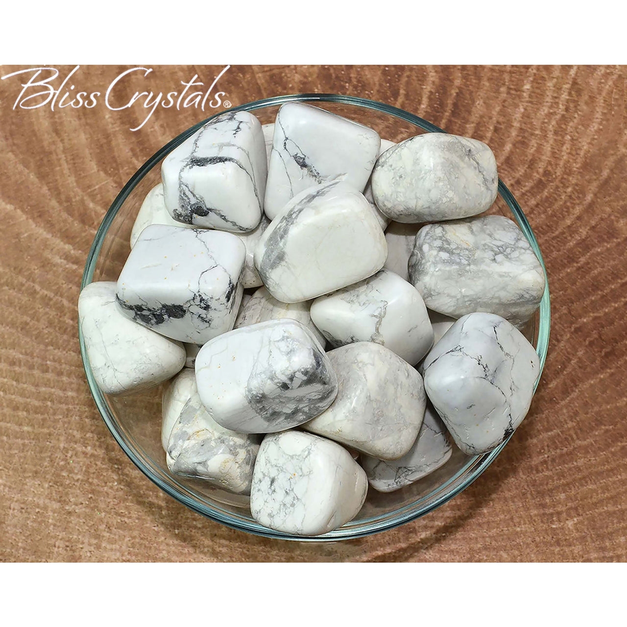 1 XL White HOWLITE Chunky Tumbled Stone for Medicine Bag 