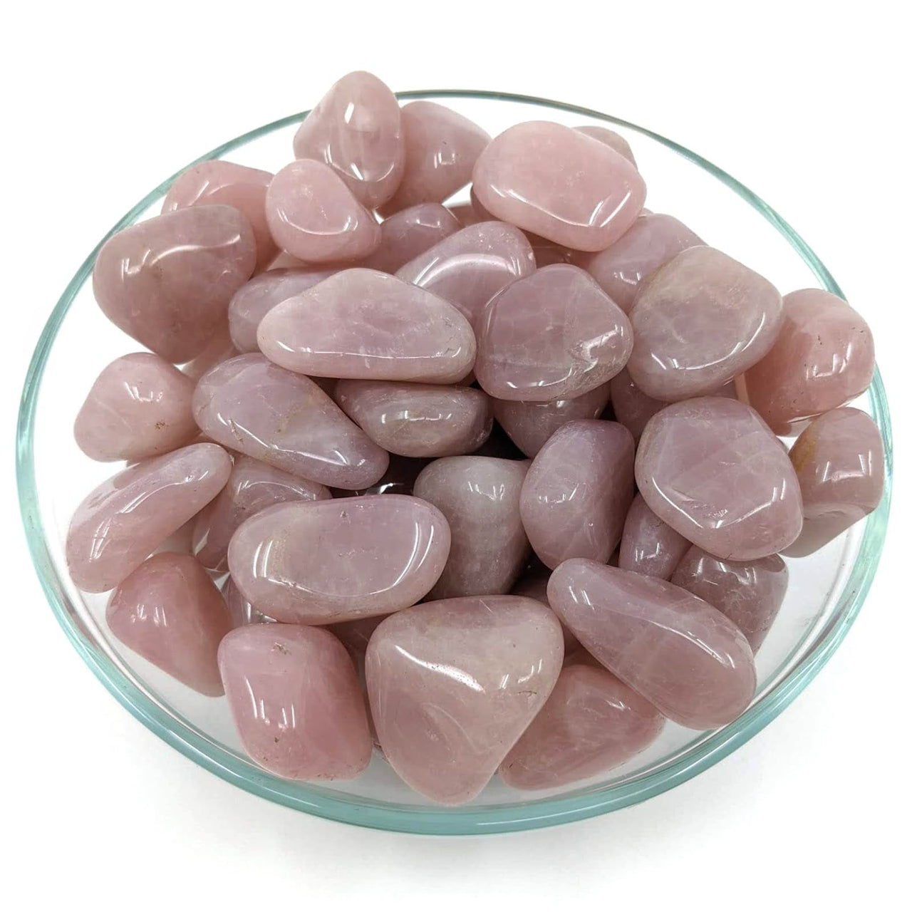 2 Blue Rose Quartz Tumbled Stone #SK7408 - $4.95