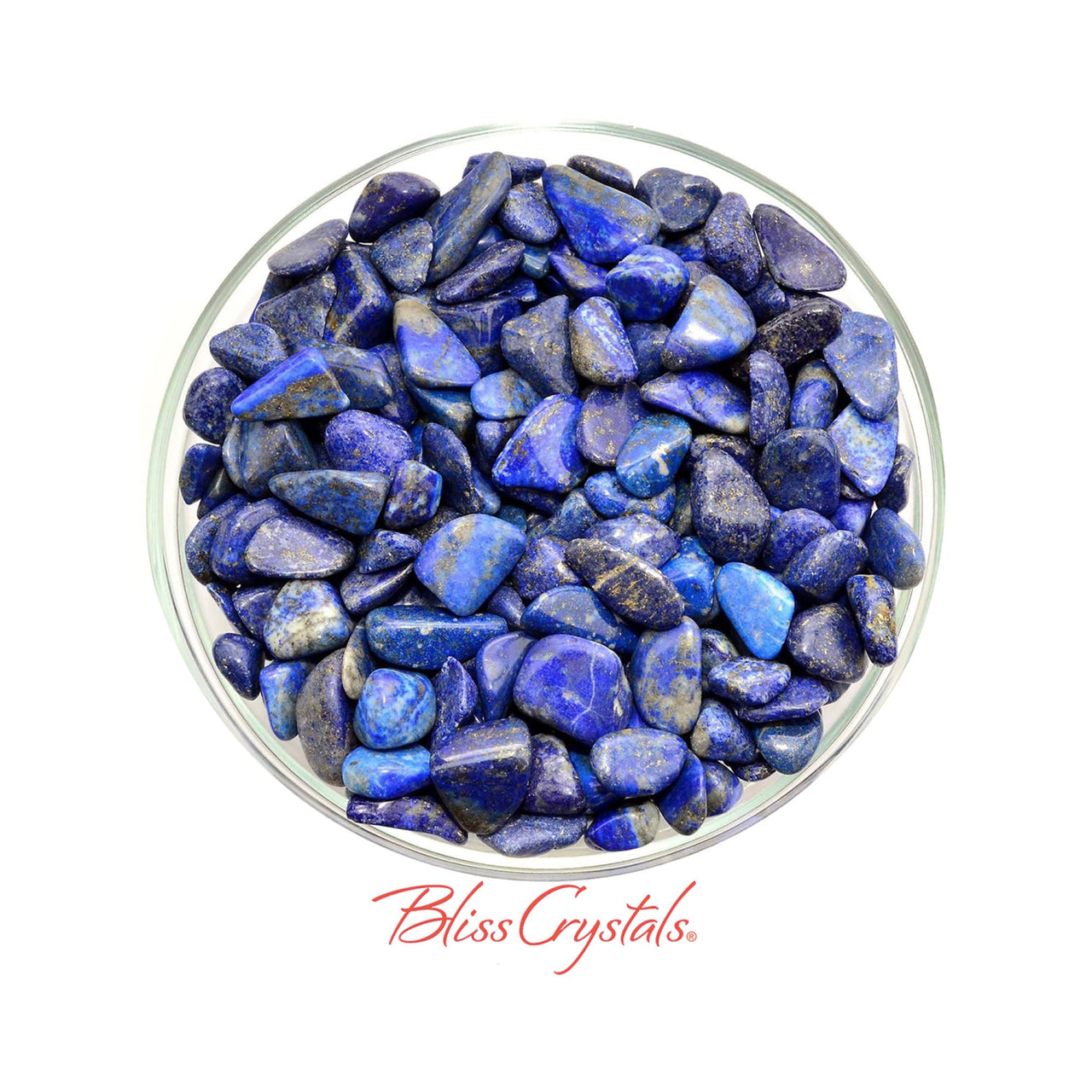 20 gm Parcel LAPIS LAZULI Tumbled Stone Small Grade A #LL11