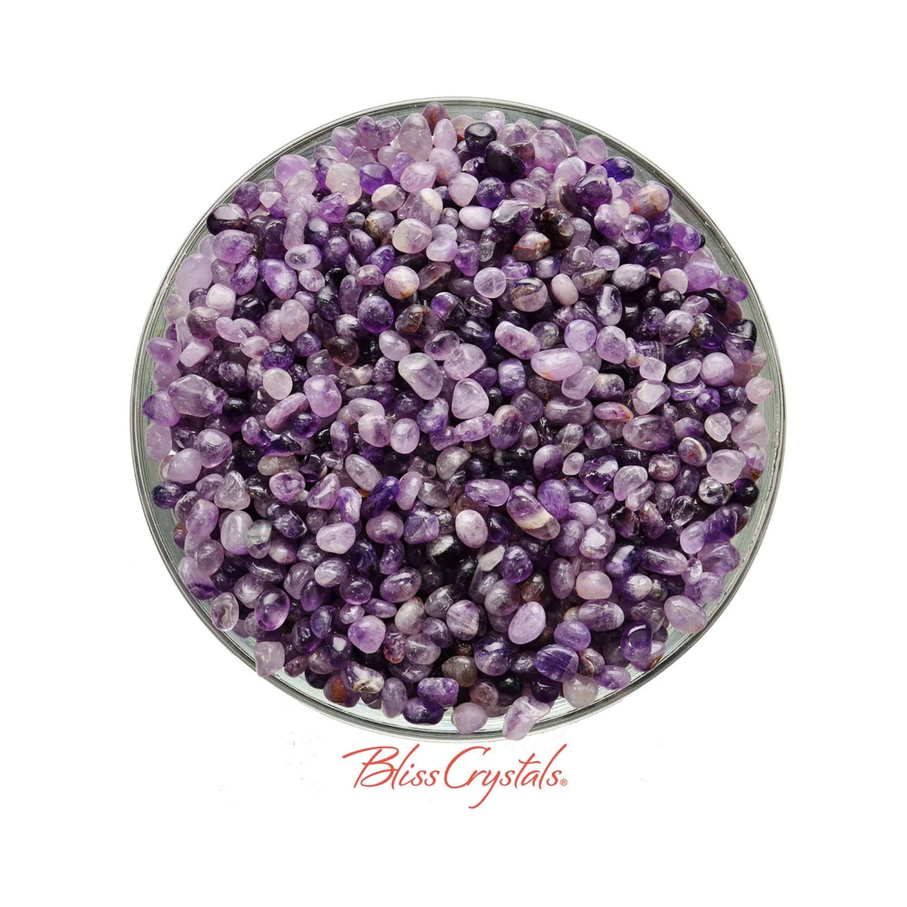 28 gm Parcel AMETHYST Tumbled Mini Stones (aprox 120) 