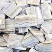 Thumbnail for BLUE LACE Agate Flat Grade A Polished Slice Slab #BL01A