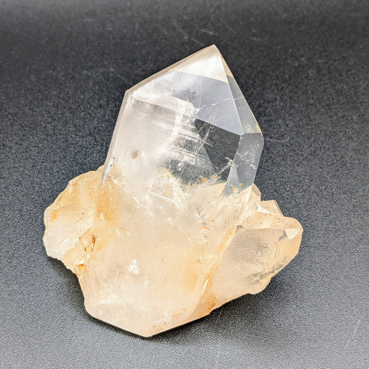 Clear Quartz Semi-Polished Cluster (215g) #SK1603