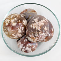 Thumbnail for Flower Agate Pebble Group 2 (150g) #SK7232 - $24