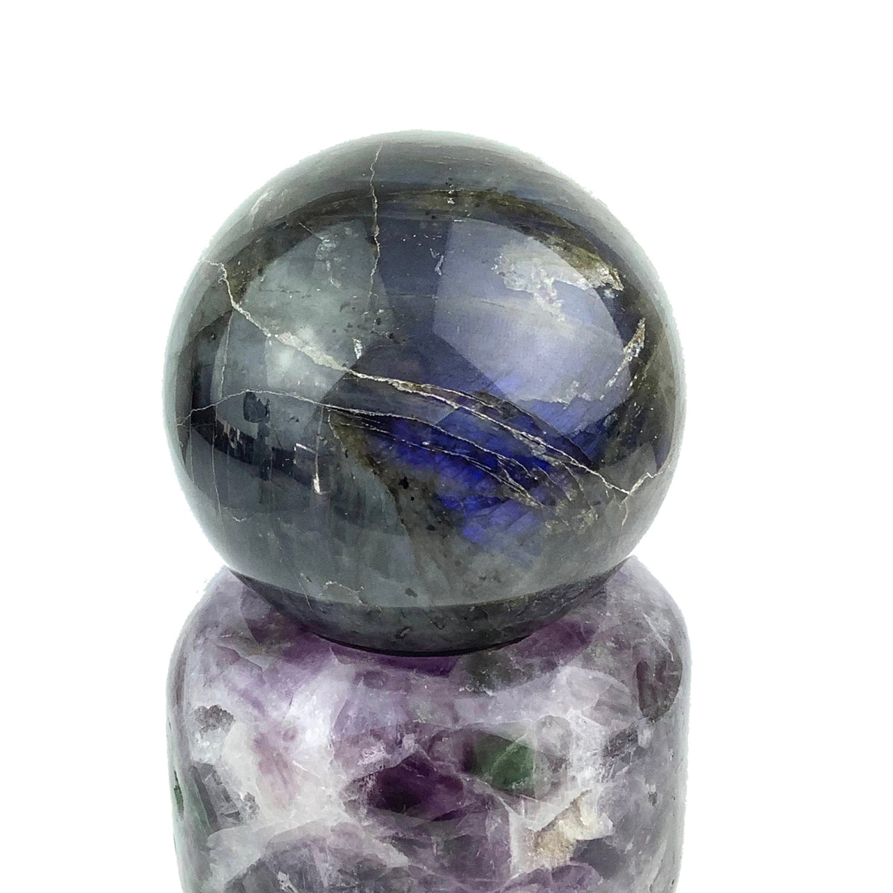 Fluorite Candle Holder (545g) #SK2136