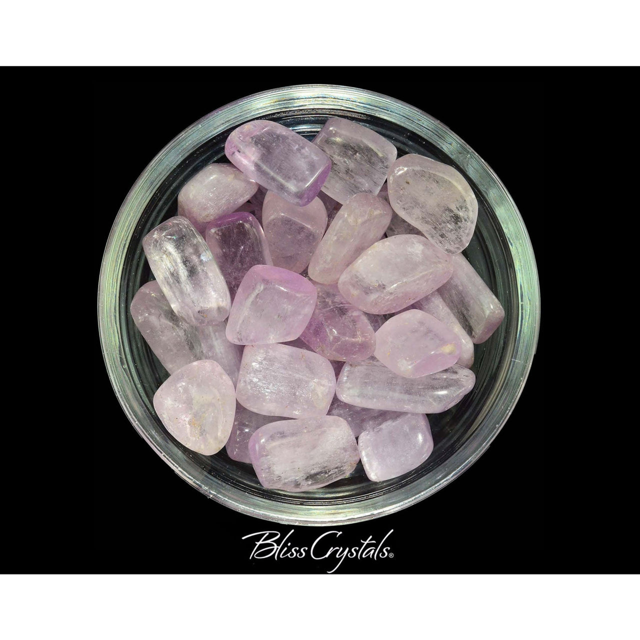 Gemmy! 1 KUNZITE Tumbled Stone Grade A Lavender Lilac Pink 