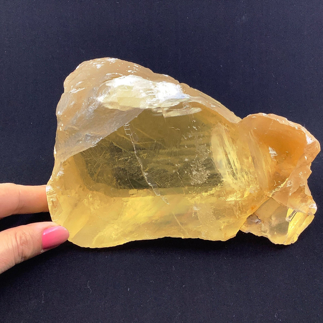 Golden Calcite 6 Rough Specimen (2410g) #SK6578