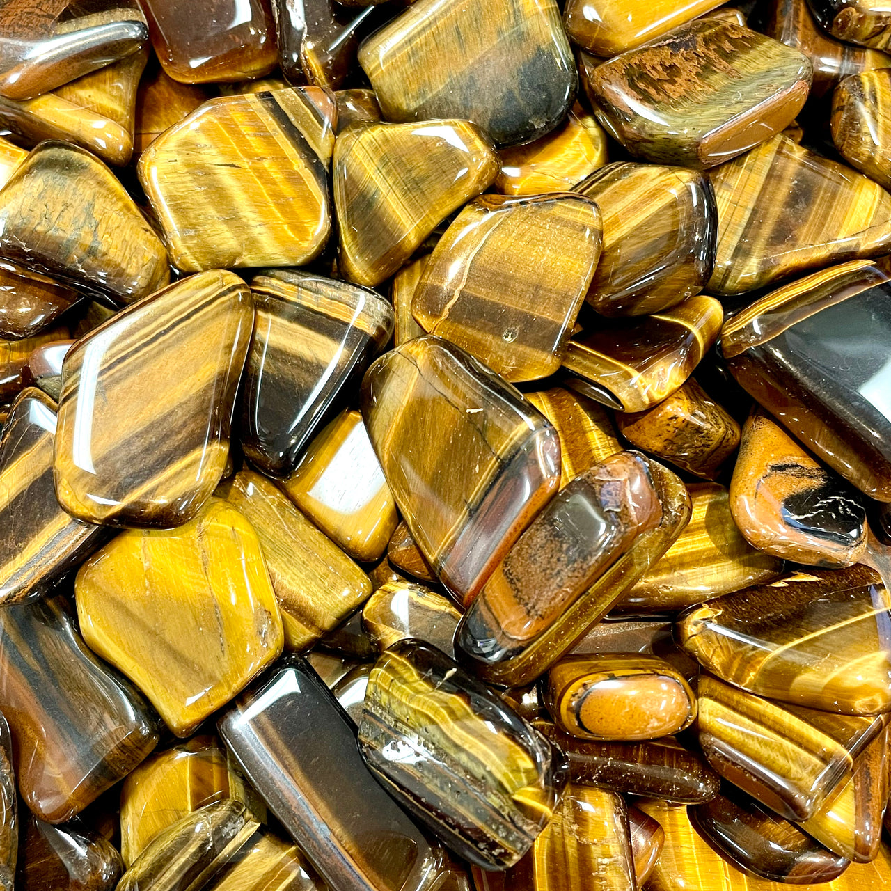 Tiger’s Eye Tumbled #T323