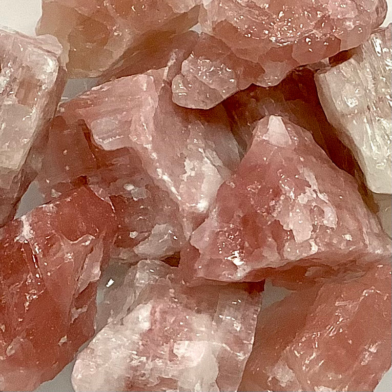 Pink Salmon Calcite Rough #R173