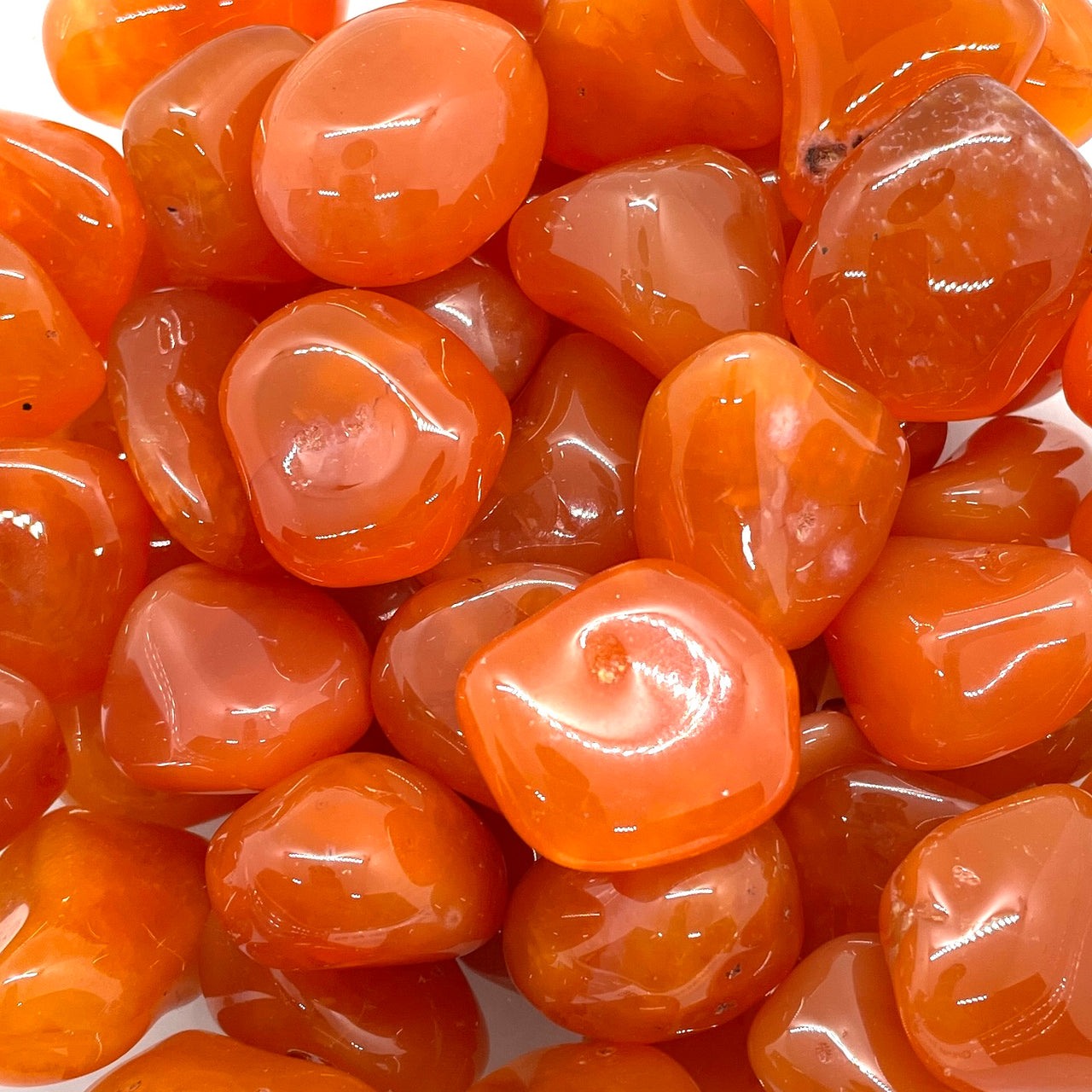 Carnelian Orange Tumbled #T512