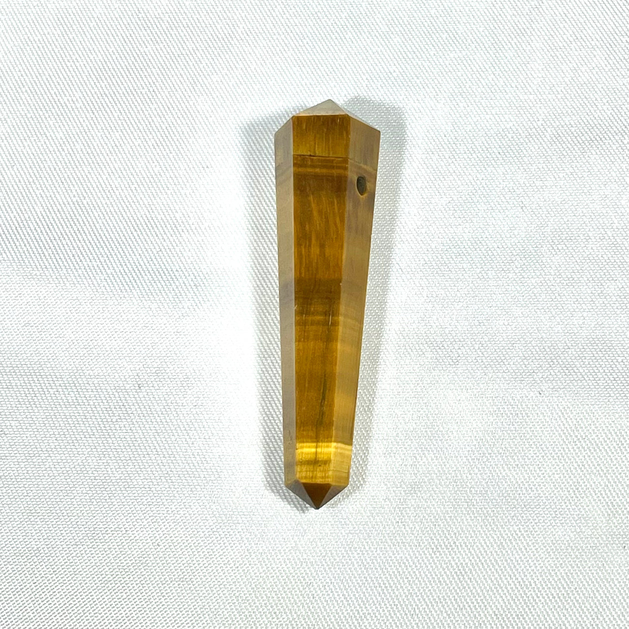 Double Terminated Drilled Point DT Wand Pendant or Bead #J899