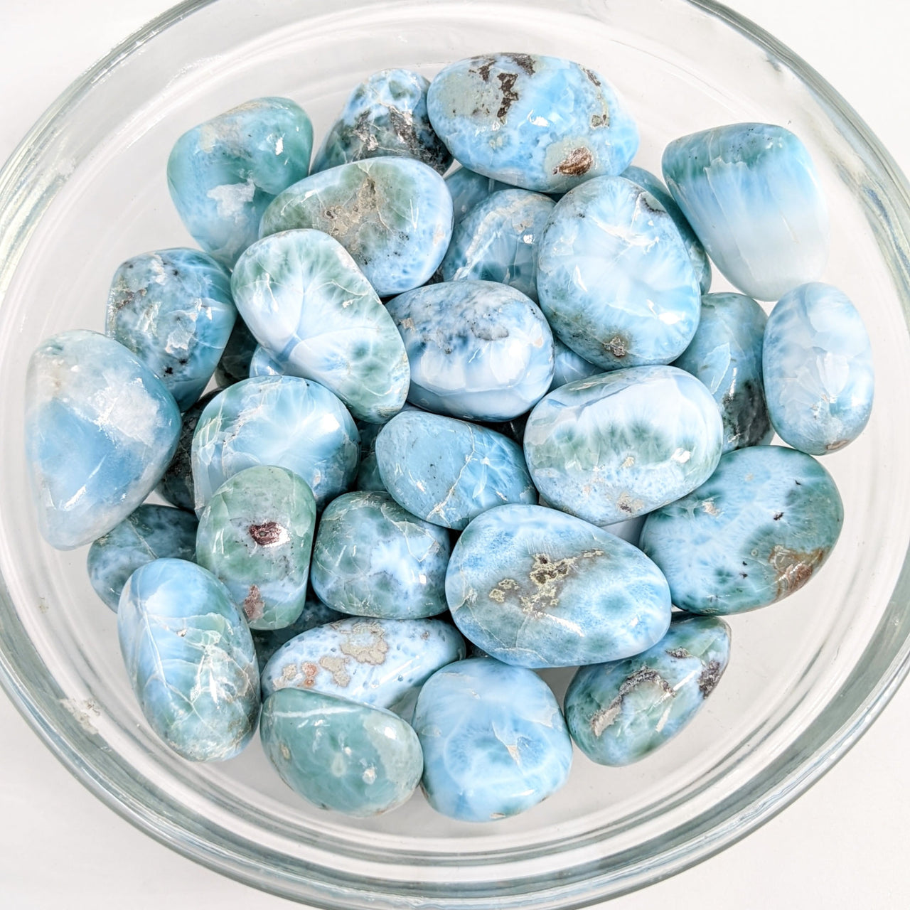 Larimar Tumble Stone - Pick Size #SK7235 - $8.95