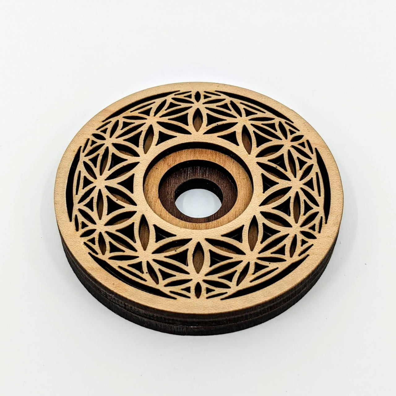 Laser Cut Sphere Stand Flower of Life (34g) #SK7604 - $24