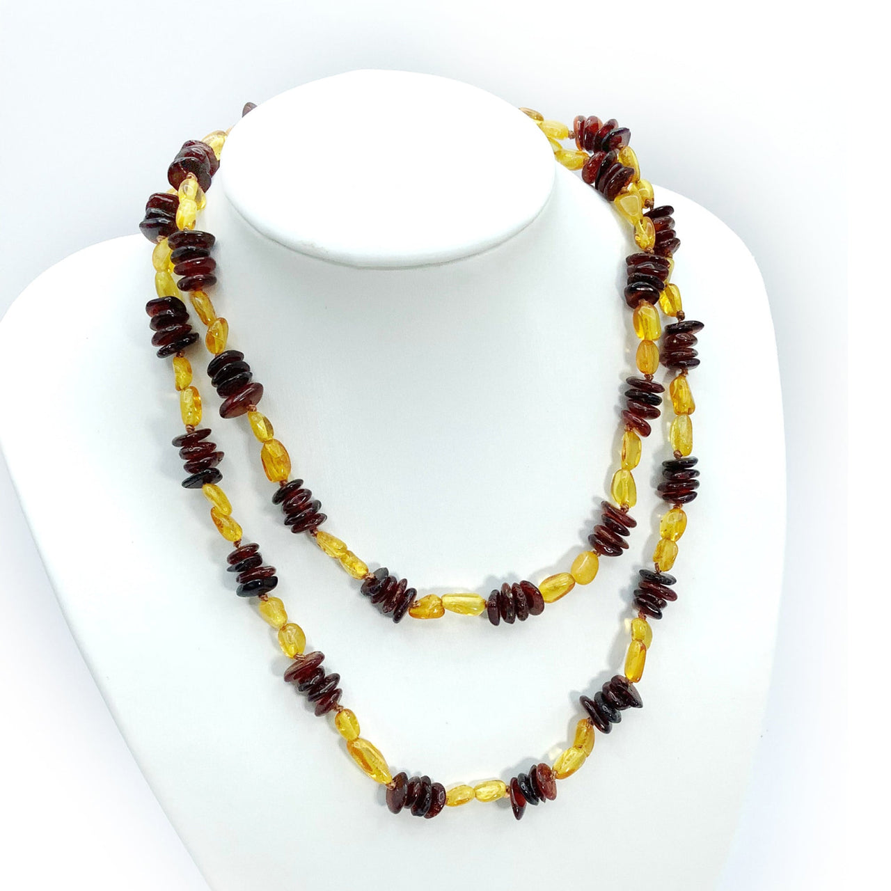 Light & Dark Amber Necklace 26 (17g) #SK5610