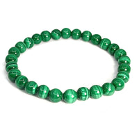 Thumbnail for Malachite Bead Bracelet 5mm-7mm #J747