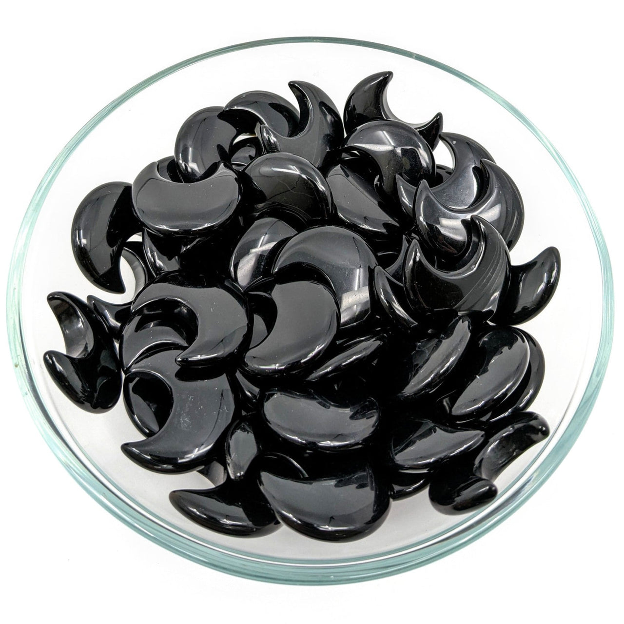 Obsidian Crescent Moon #SK7190 - $9.95