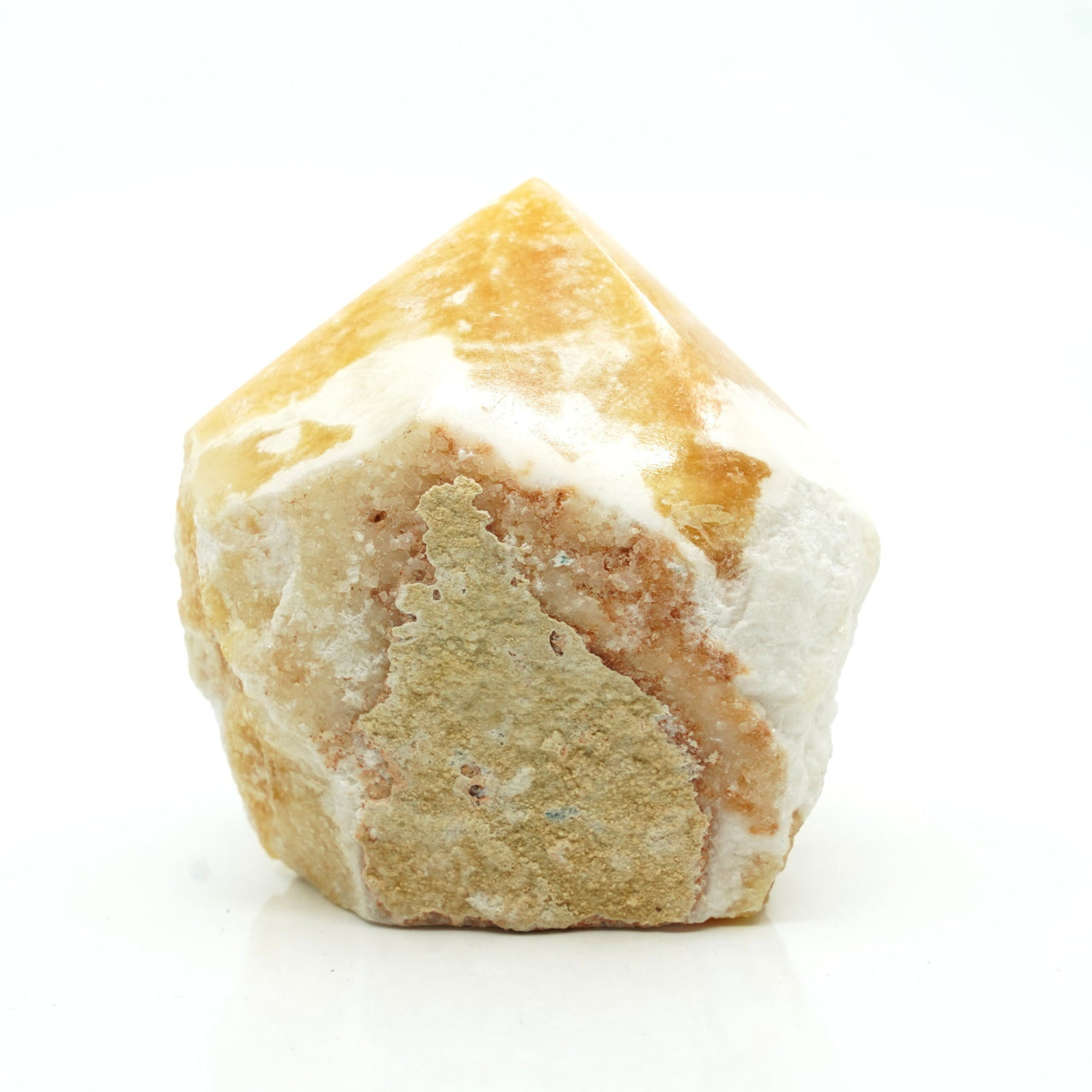 Orange Calcite Semi-polished point (519g) #LV0984