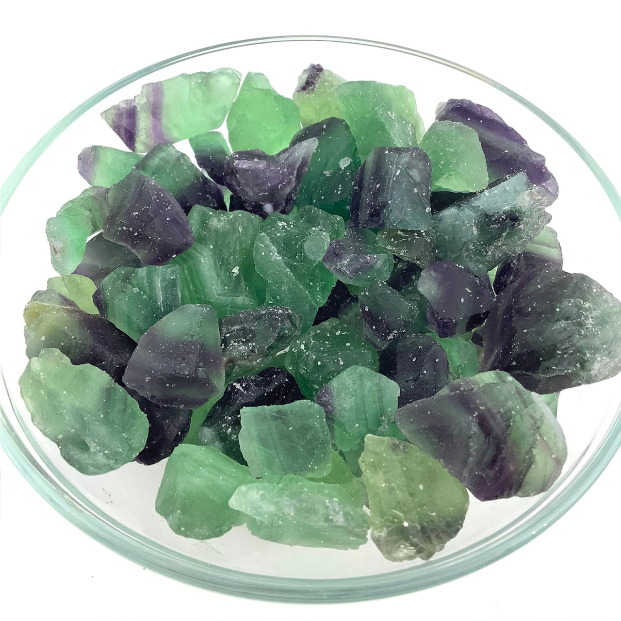 Rainbow Fluorite 2 Rough Stones (35g) #SK3500