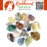 Thumbnail for Rockhound Mixed Calcite and Rough Stone Set Missy #RH02 - 