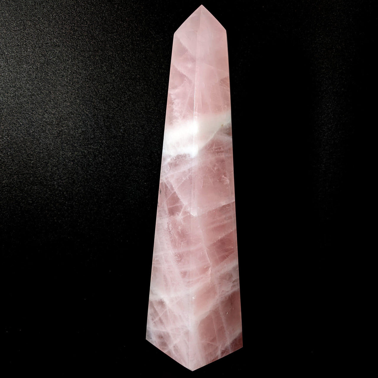 Rose Quartz 7.5 Obelisk Tower (592g) #SK9232 - $235