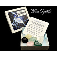 Thumbnail for SCORPIO Zodiac Set of 6 Crystals + Gift Box Bag & Info Card 