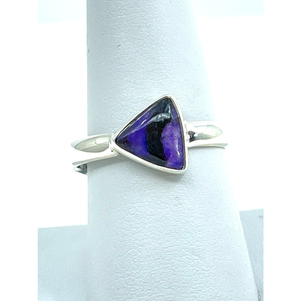 Sugilite Triangle Ring Sz. 9.75 #SK8866 - $115