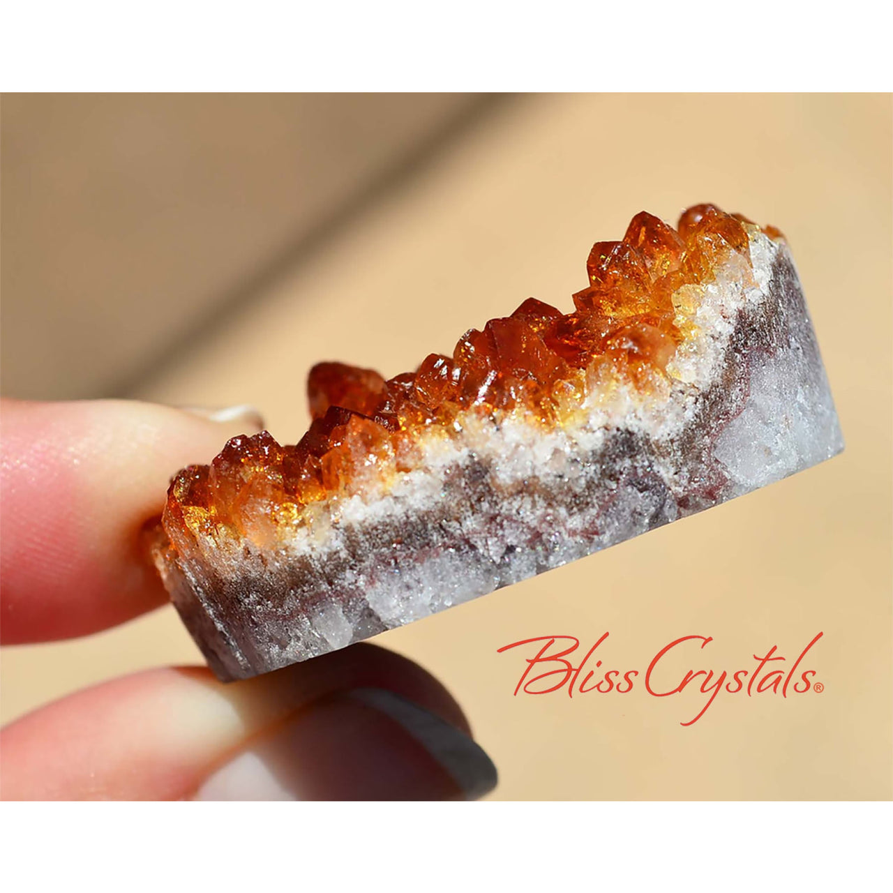 Wholesale! 4 CITRINE Cut Geode Cabochons Jewelry Maker Rough